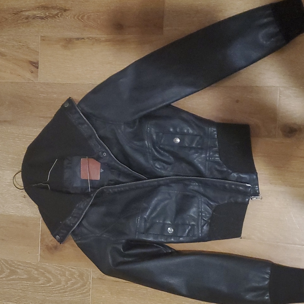 Womens Black "Bomber" Jacket